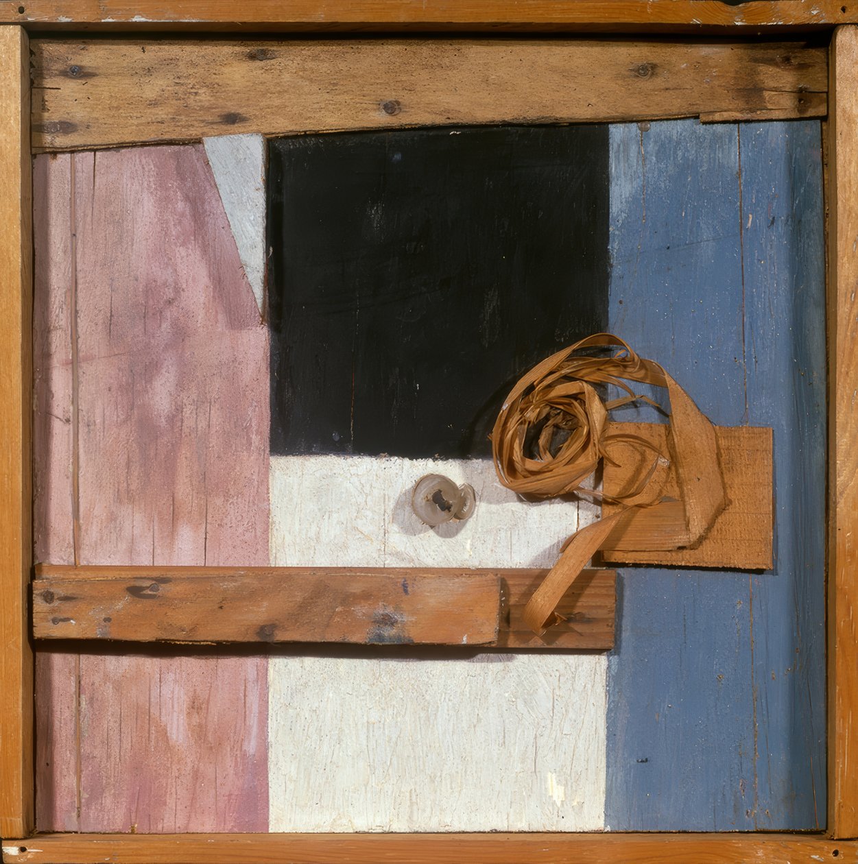 Merz kép gyertyával alkotó: Kurt Schwitters