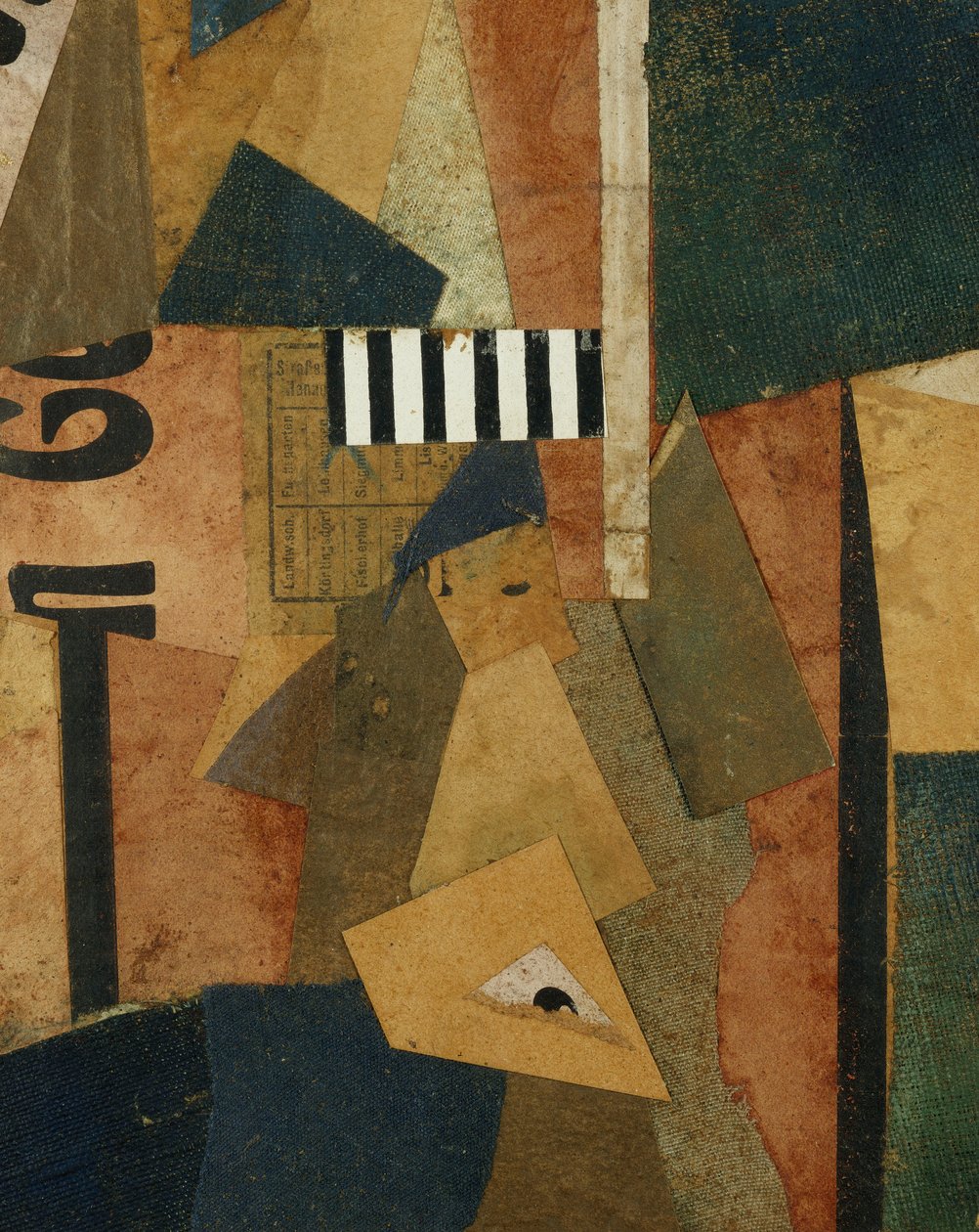 Merz rajz 203, 1920 alkotó: Kurt Schwitters