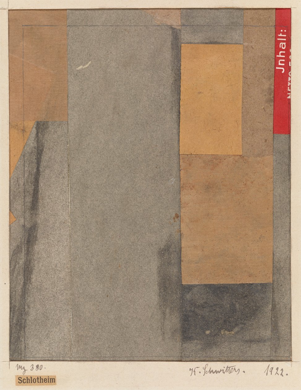 Mz 380. Schlotheim alkotó: Kurt Schwitters