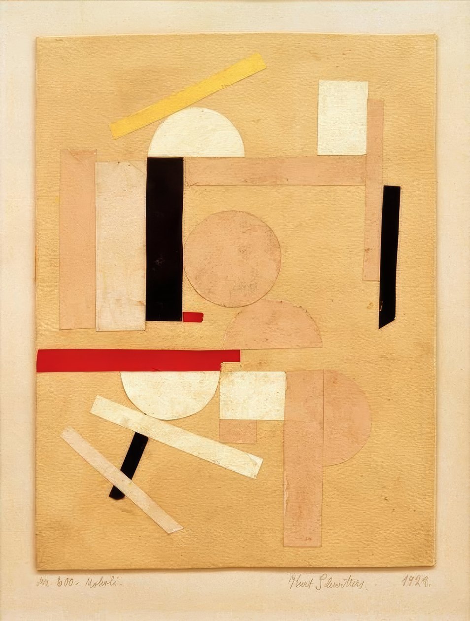 Mz. 600. Moholi. alkotó: Kurt Schwitters