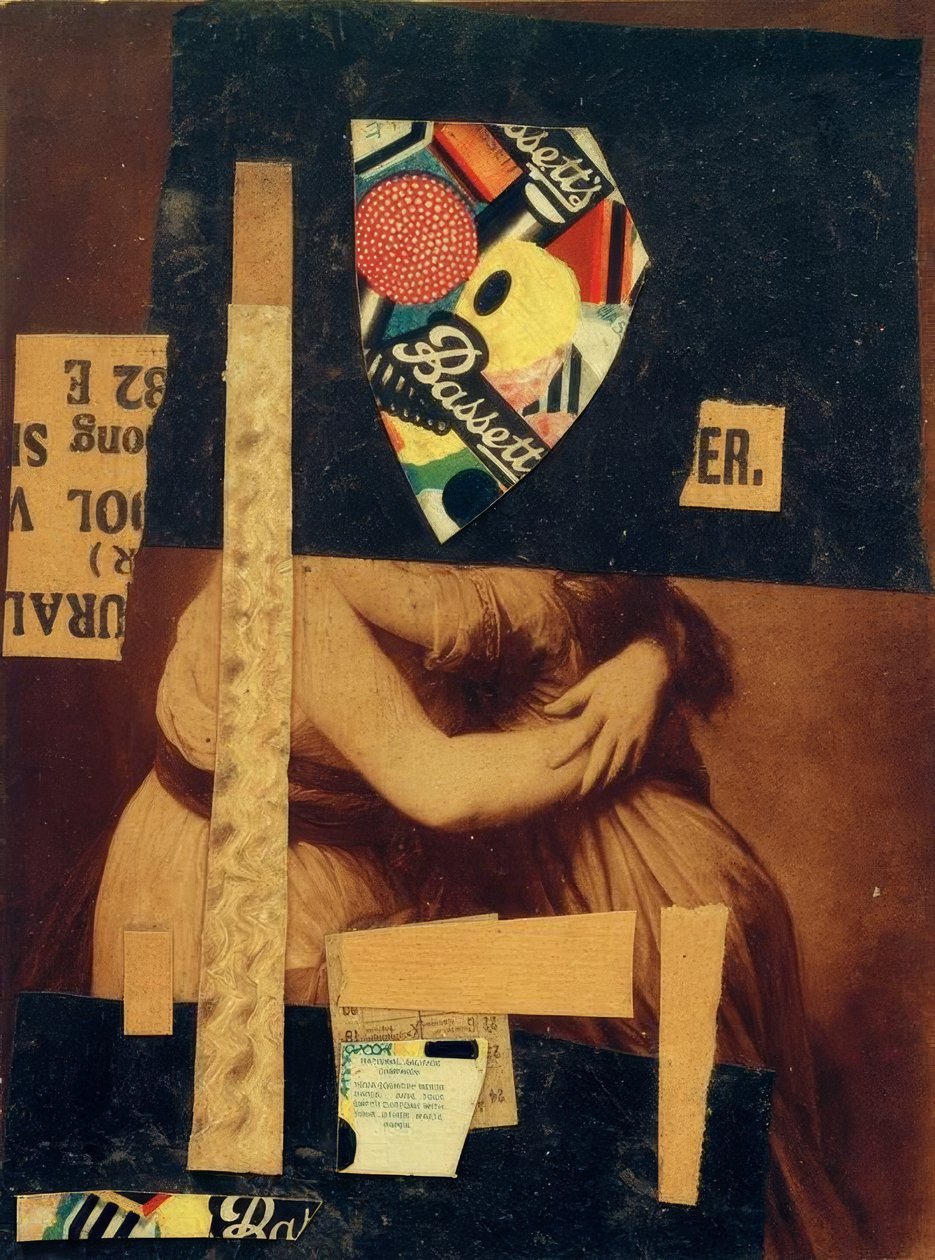 Cím nélkül (Bassett) alkotó: Kurt Schwitters