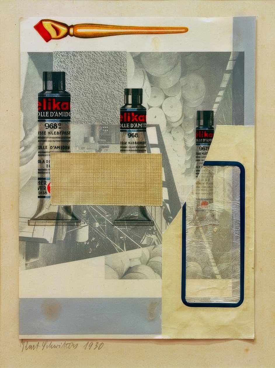 Cím nélkül (Elika) alkotó: Kurt Schwitters