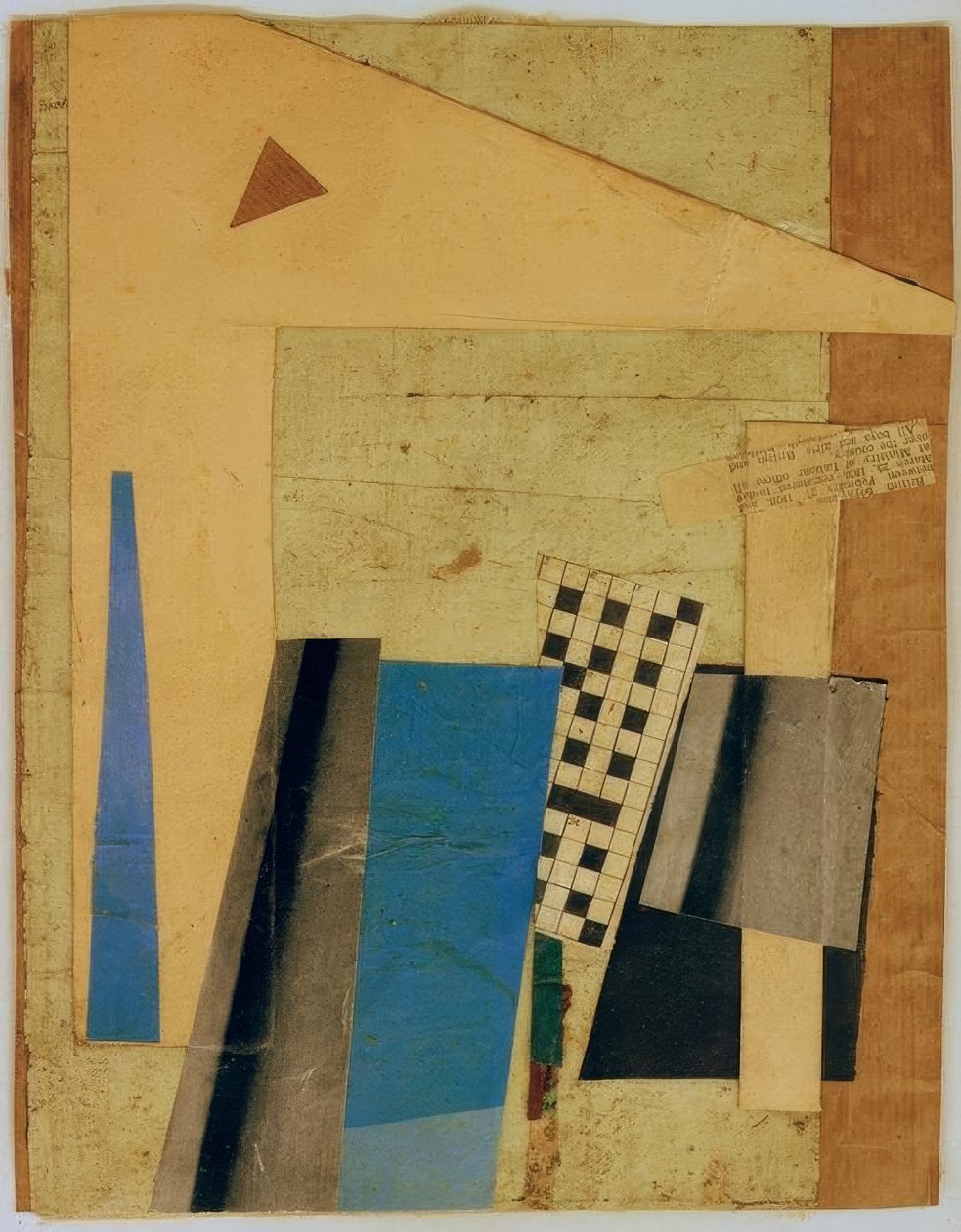 Névtelen (keresztrejtvény) alkotó: Kurt Schwitters