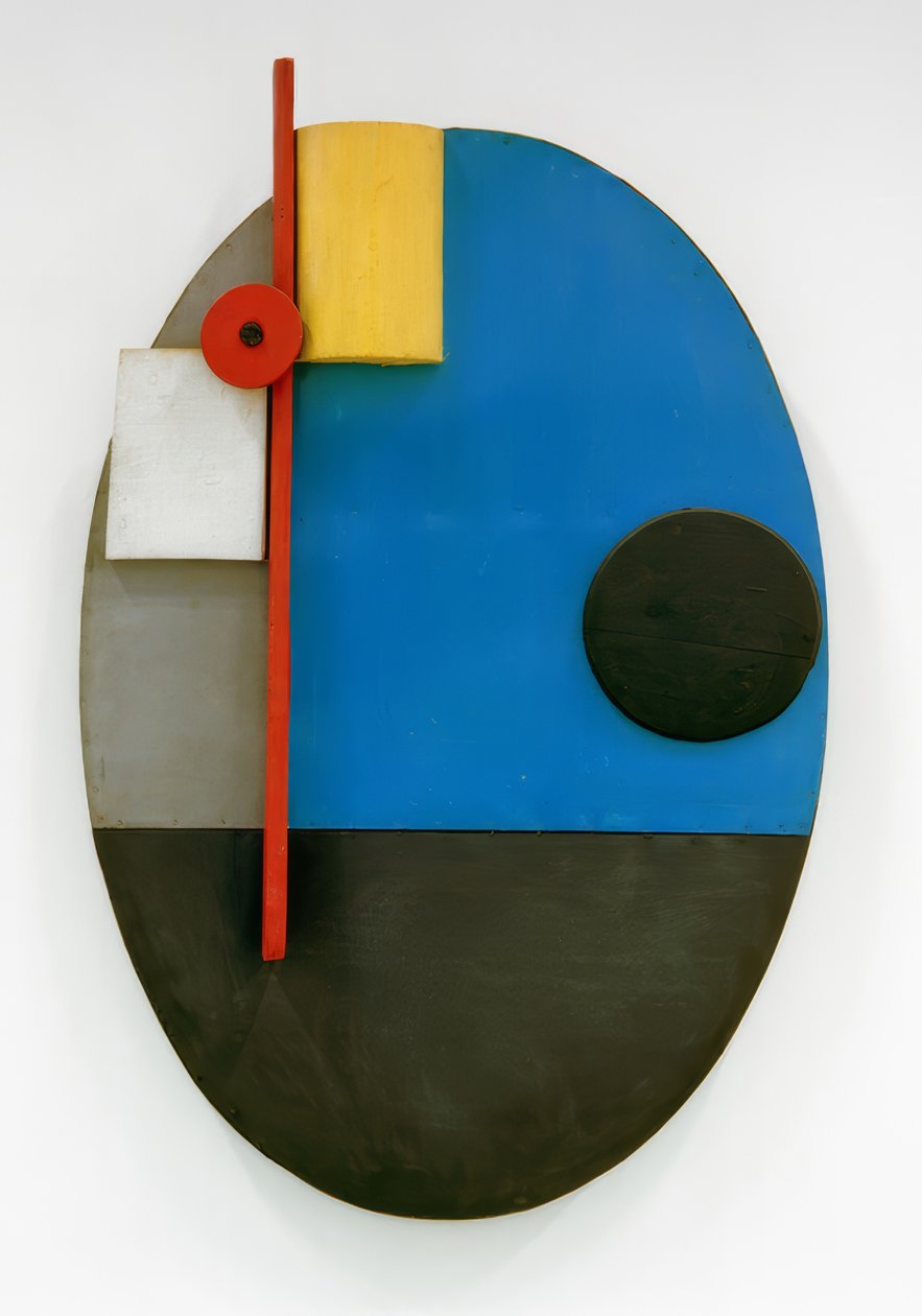 Cím nélkül (ovális konstrukció) alkotó: Kurt Schwitters