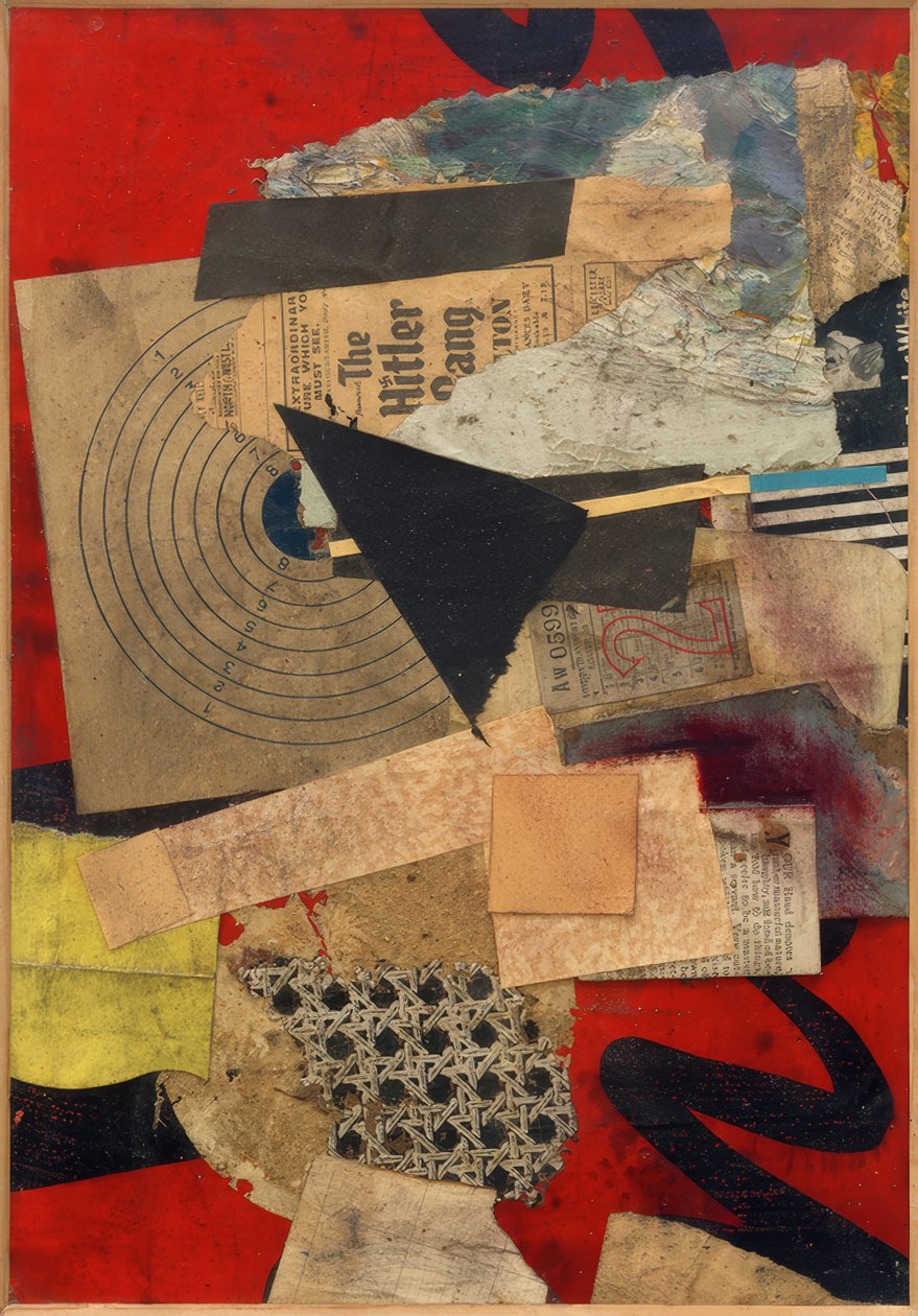 Cím nélkül (A Hitler-banda) alkotó: Kurt Schwitters