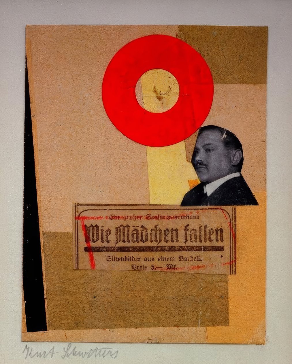 Untitled (How Girls Fall) alkotó: Kurt Schwitters