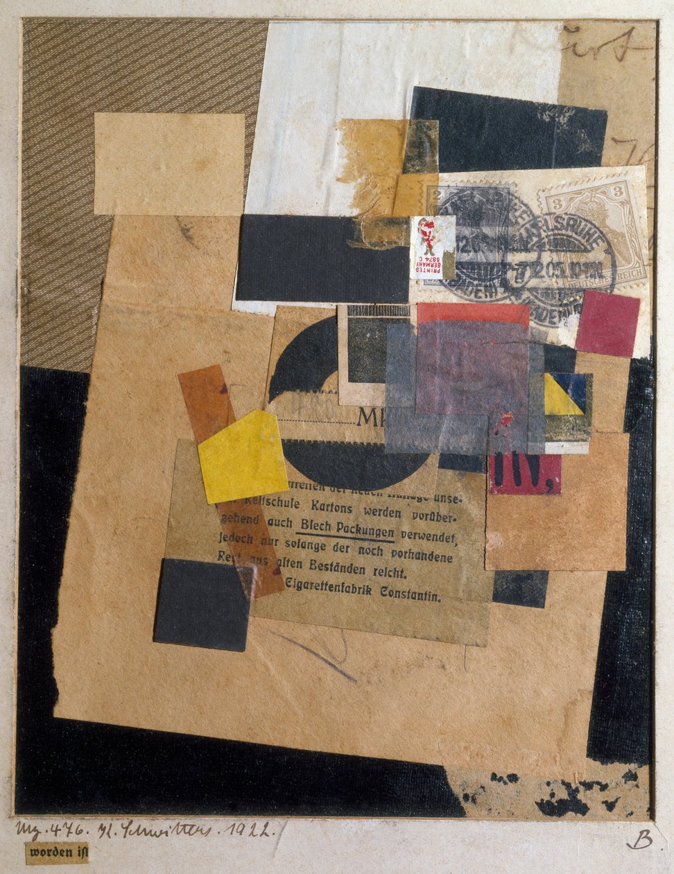 Volt (kollázs alkotó: Kurt Schwitters