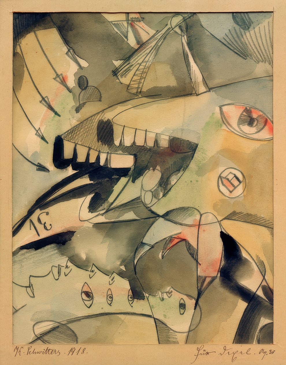 Dexel számára. Aq 38 alkotó: Kurt Schwitters
