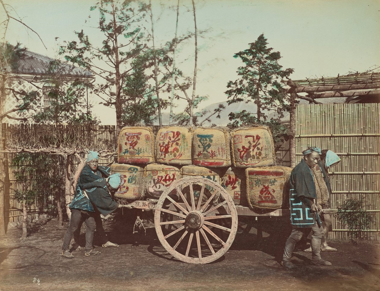 Teherautó kocsi alkotó: Kusakabe Kimbei