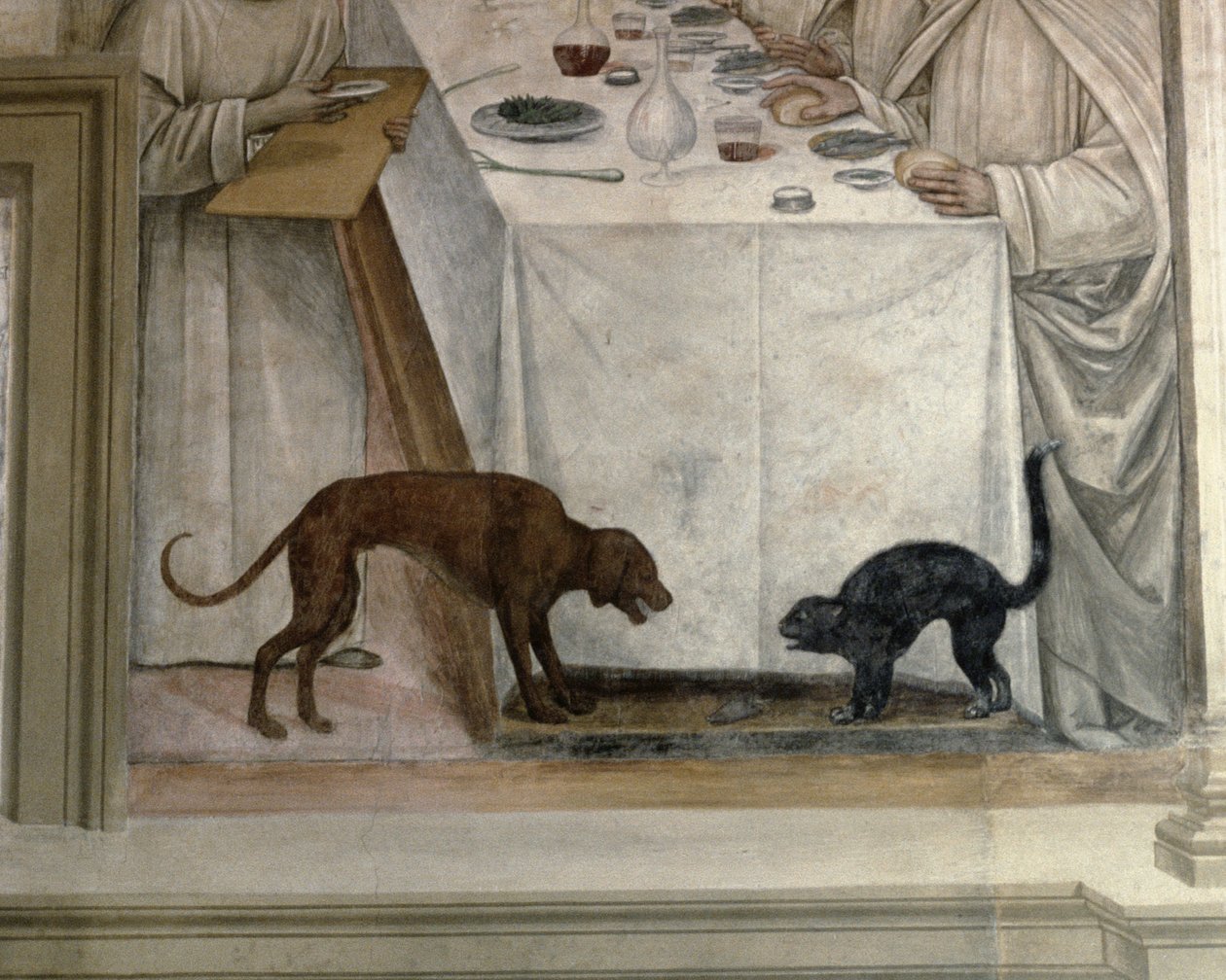 Szent Benedek élete (részlet) (210654. részlet) alkotó: L. and Sodoma, G. Signorelli