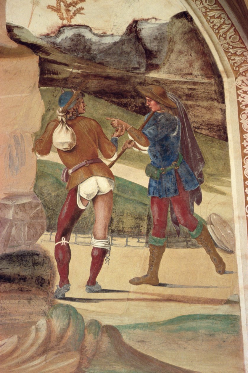 Szent Benedek élete (részlet) alkotó: L. and Sodoma, G. Signorelli