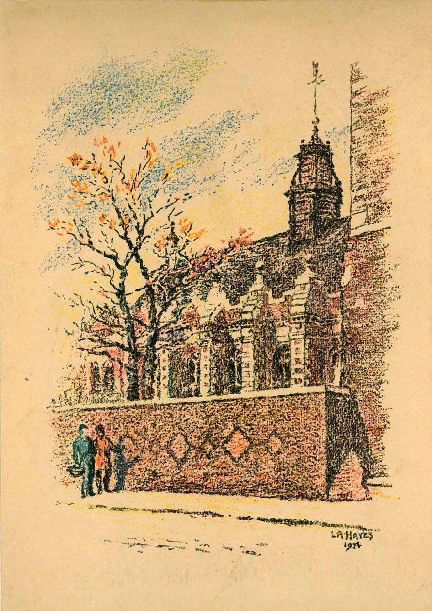 Lambeth-palota, 1924. alkotó: L. A. Hayes