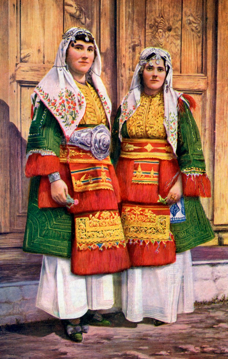 Két görög nő, 1922. alkotó: L. G. Popoff