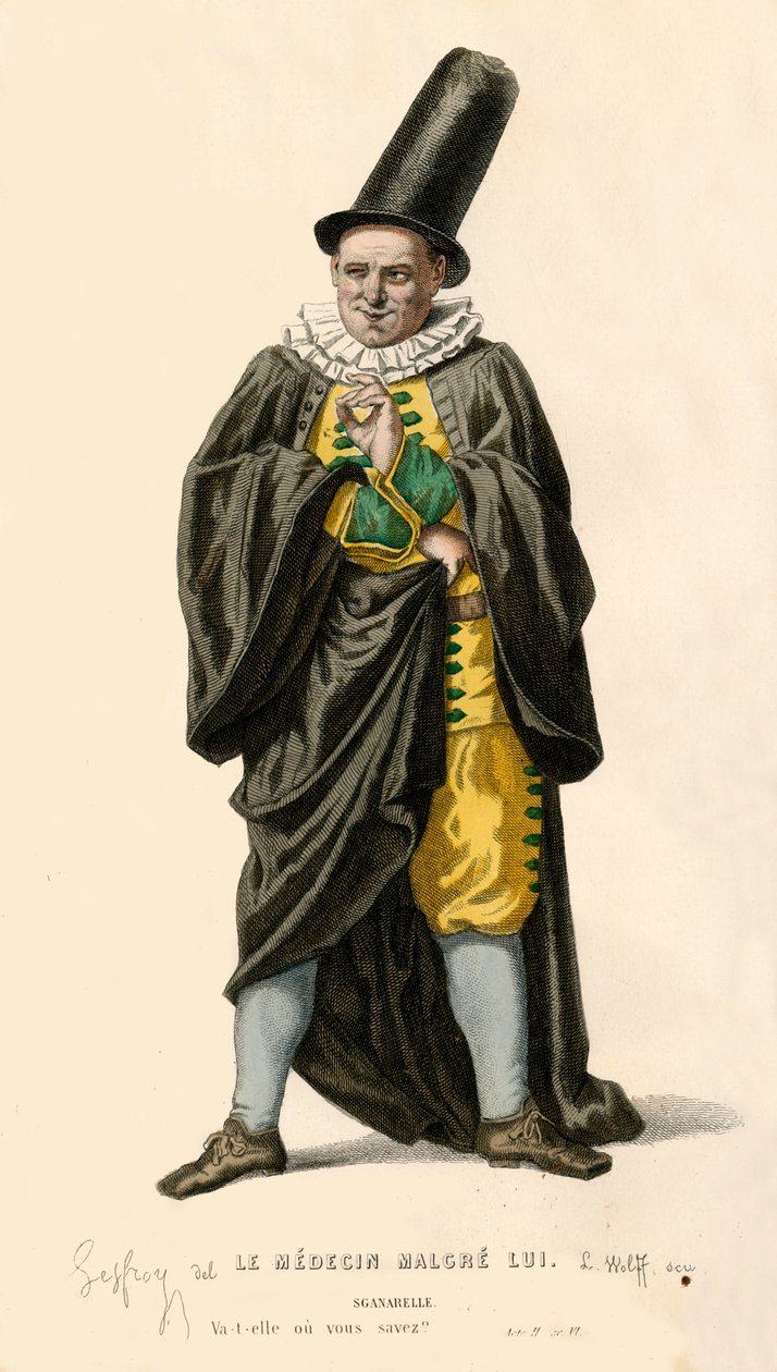 Sganarelle, 1868. alkotó: L. Wolff