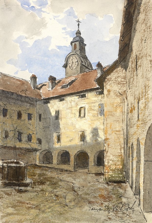  Idrija-Grajsko dvorisce IIn alkotó: Ladislav Benesch