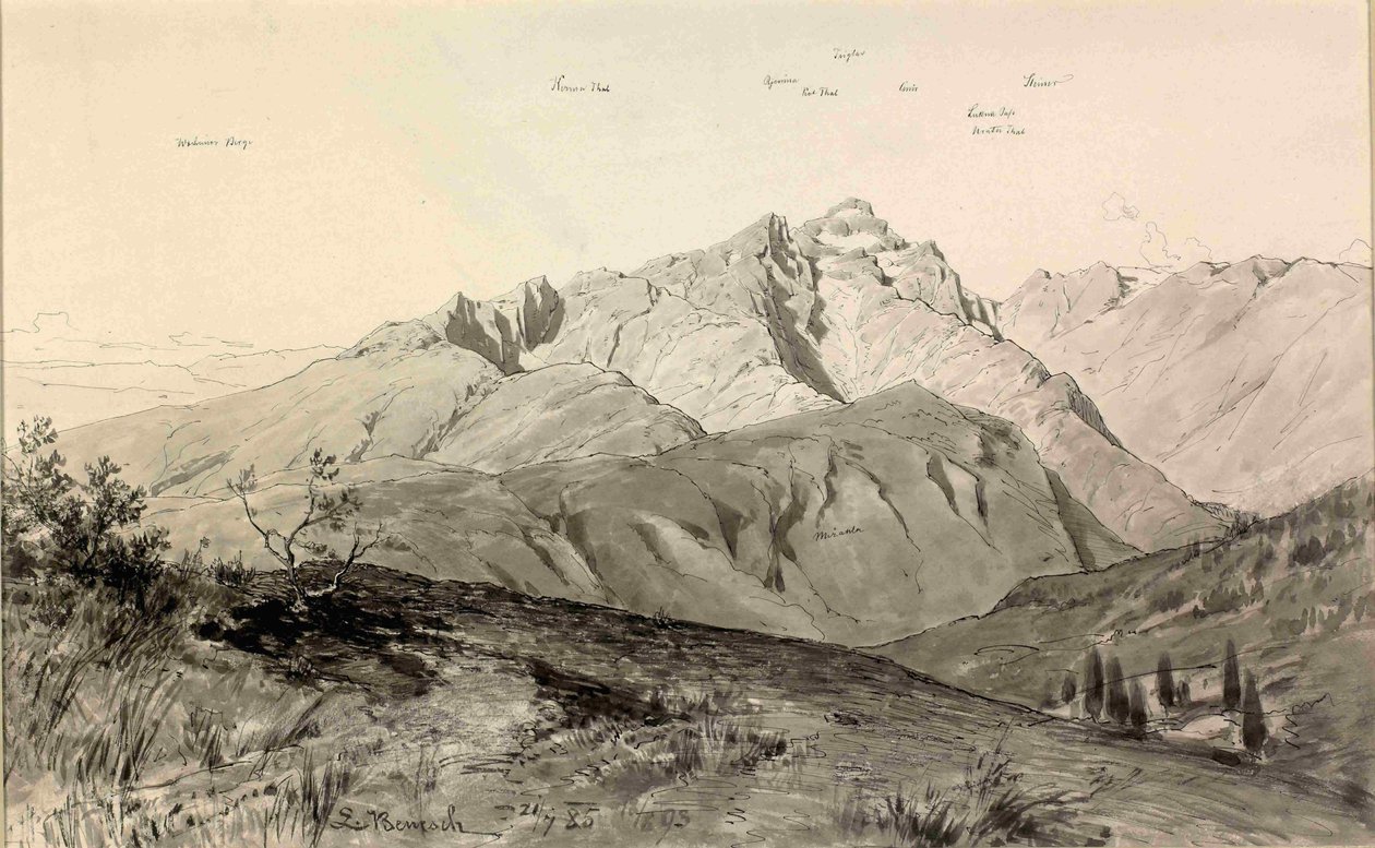 Triglav a Golicenből alkotó: Ladislav Benesch