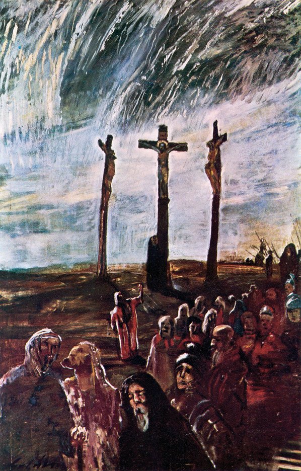 Golgota alkotó: Lajos Gulácsy