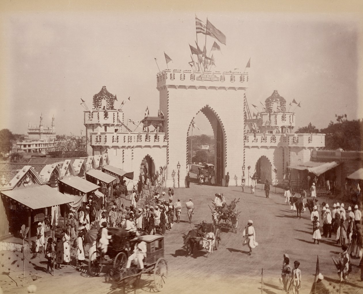 City Gate, Hyderabad alkotó: Lala Deen Dayal