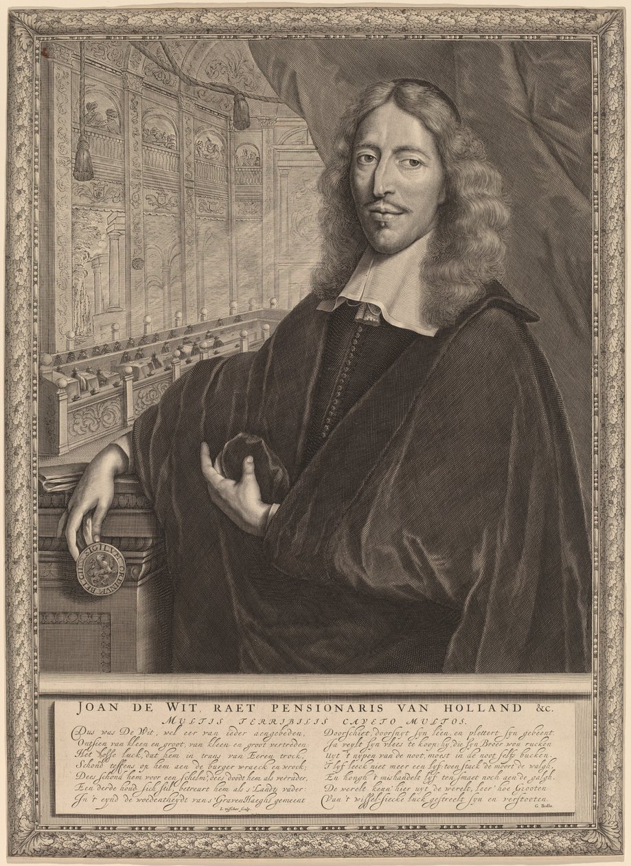 Jan de Witt alkotó: Lambert Visscher