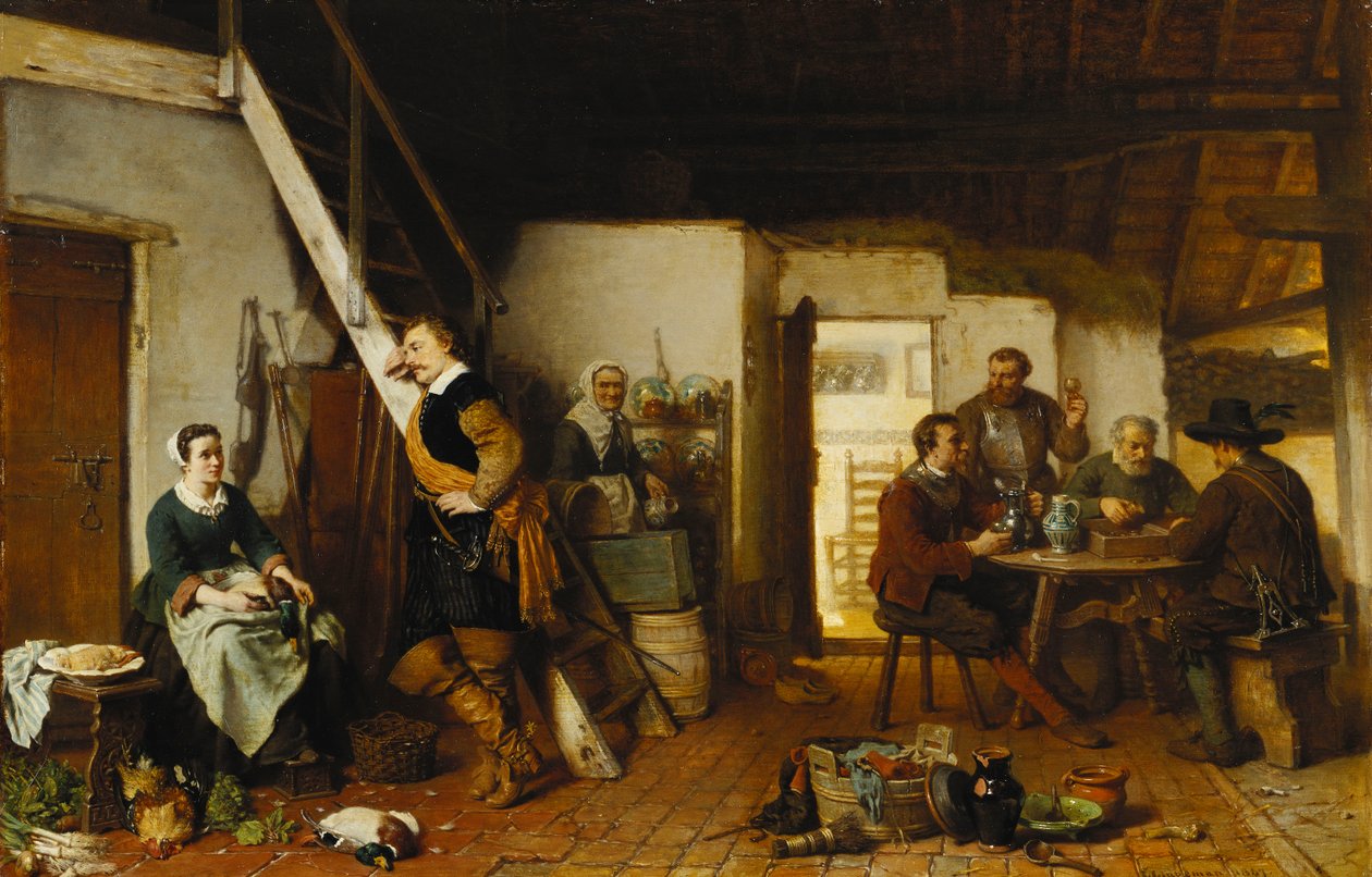 The Cavalier Approach, 1867 alkotó: Lambertus Lingeman