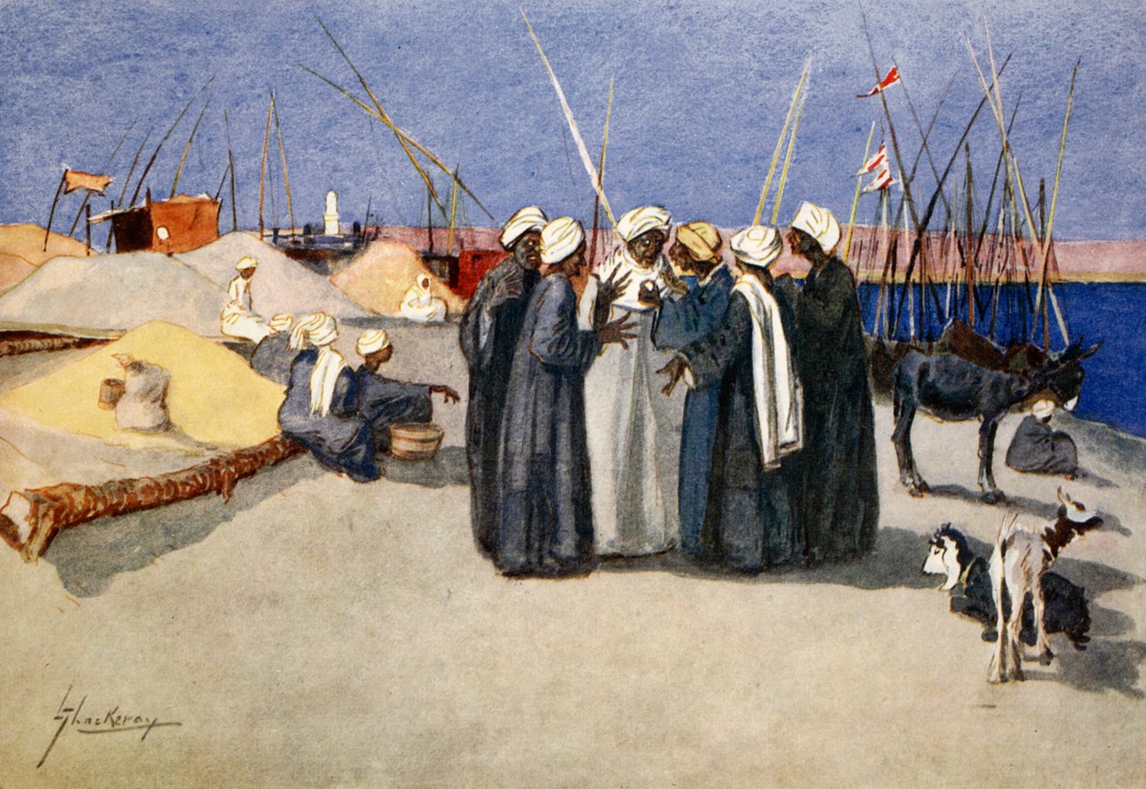 "A Side Light", 1908. alkotó: Lance Thackeray