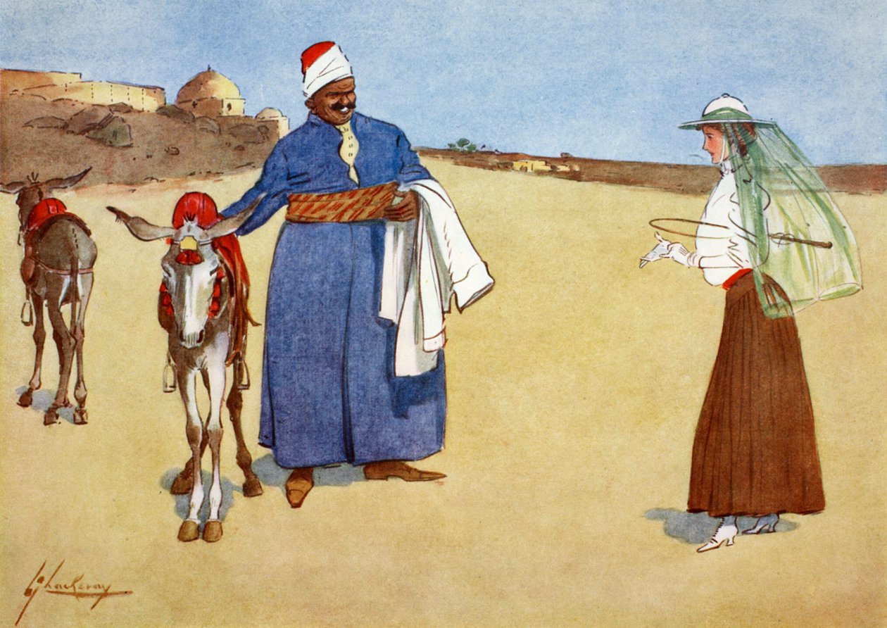 "A szépség és a szörnyetegek", 1908. alkotó: Lance Thackeray