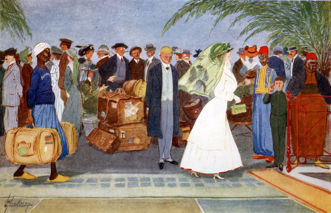 „Globe Trotters”, 1908. alkotó: Lance Thackeray