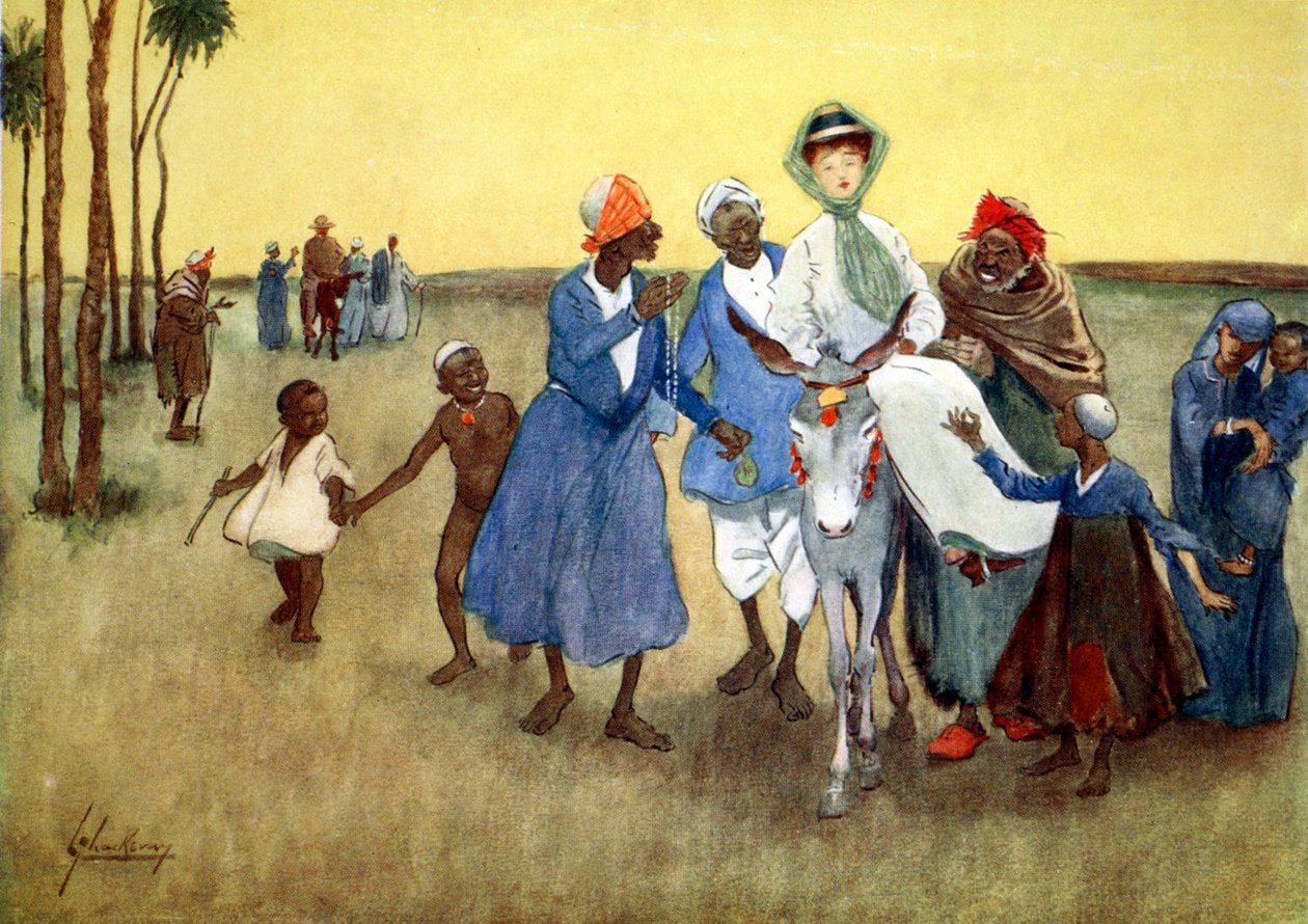 "Az antik pesti", 1908. alkotó: Lance Thackeray