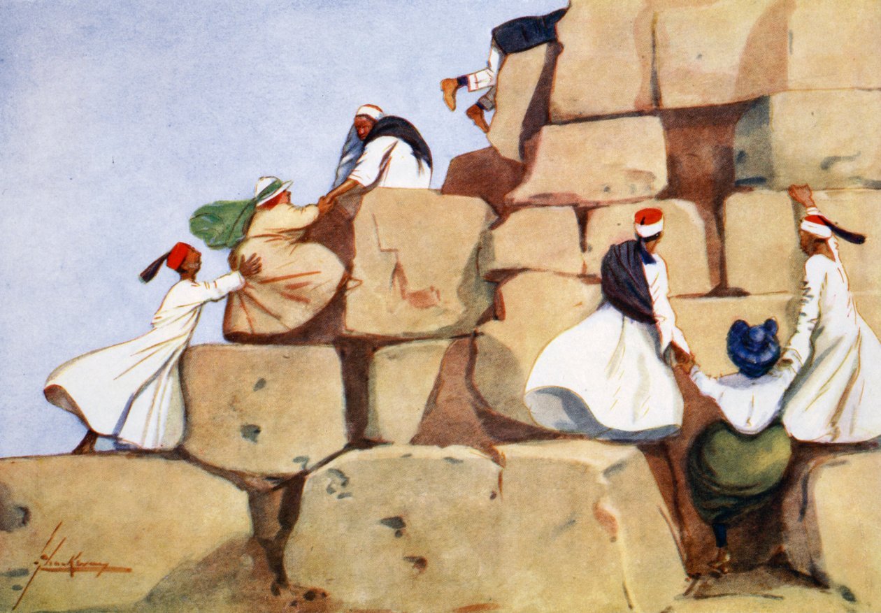 A hegymászók, 1908. alkotó: Lance Thackeray