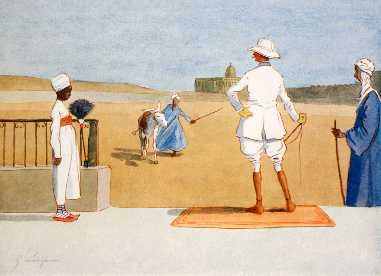 "The Dandy Tourist", 1908. alkotó: Lance Thackeray