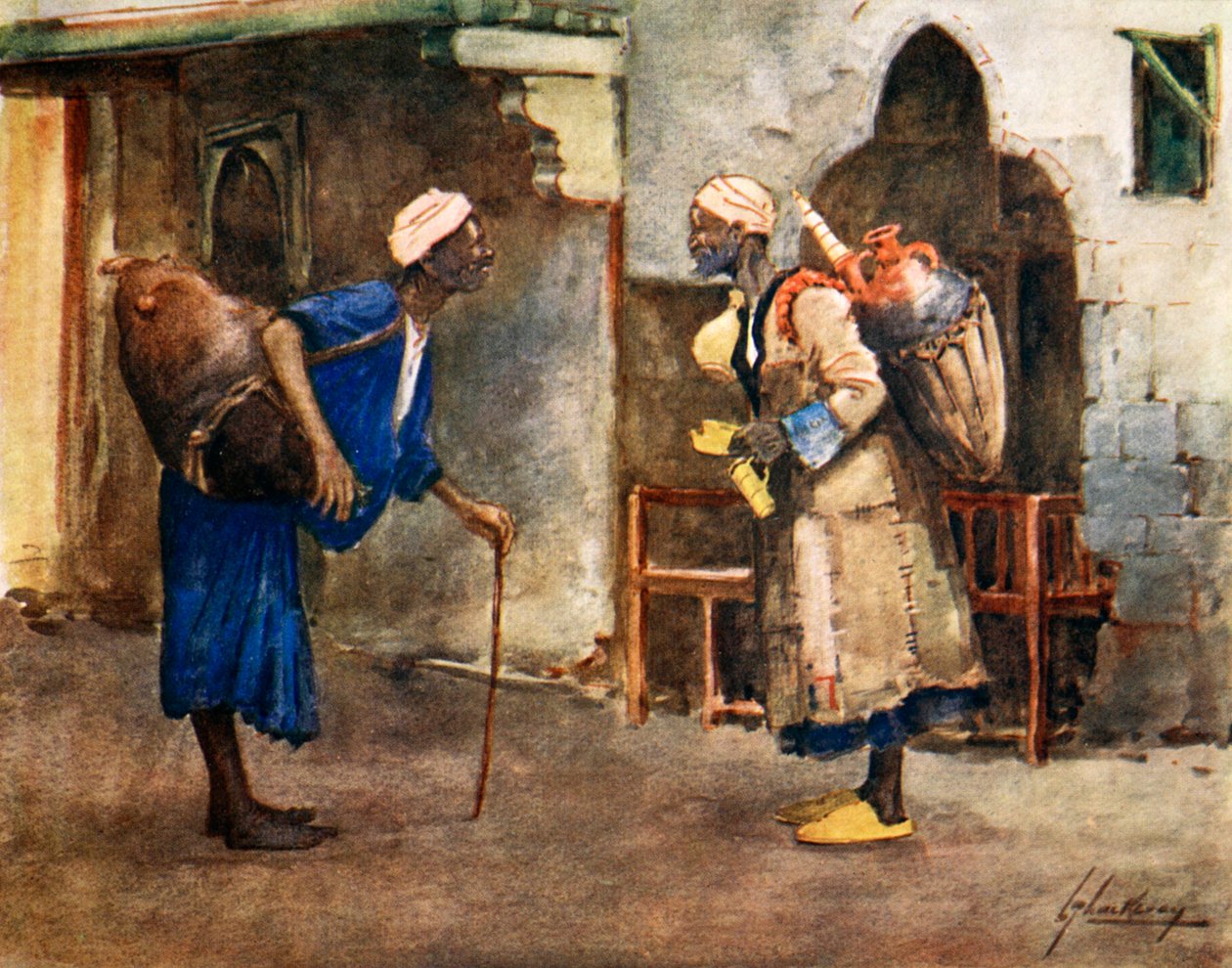 „A vizek találkozása”, 1908. alkotó: Lance Thackeray