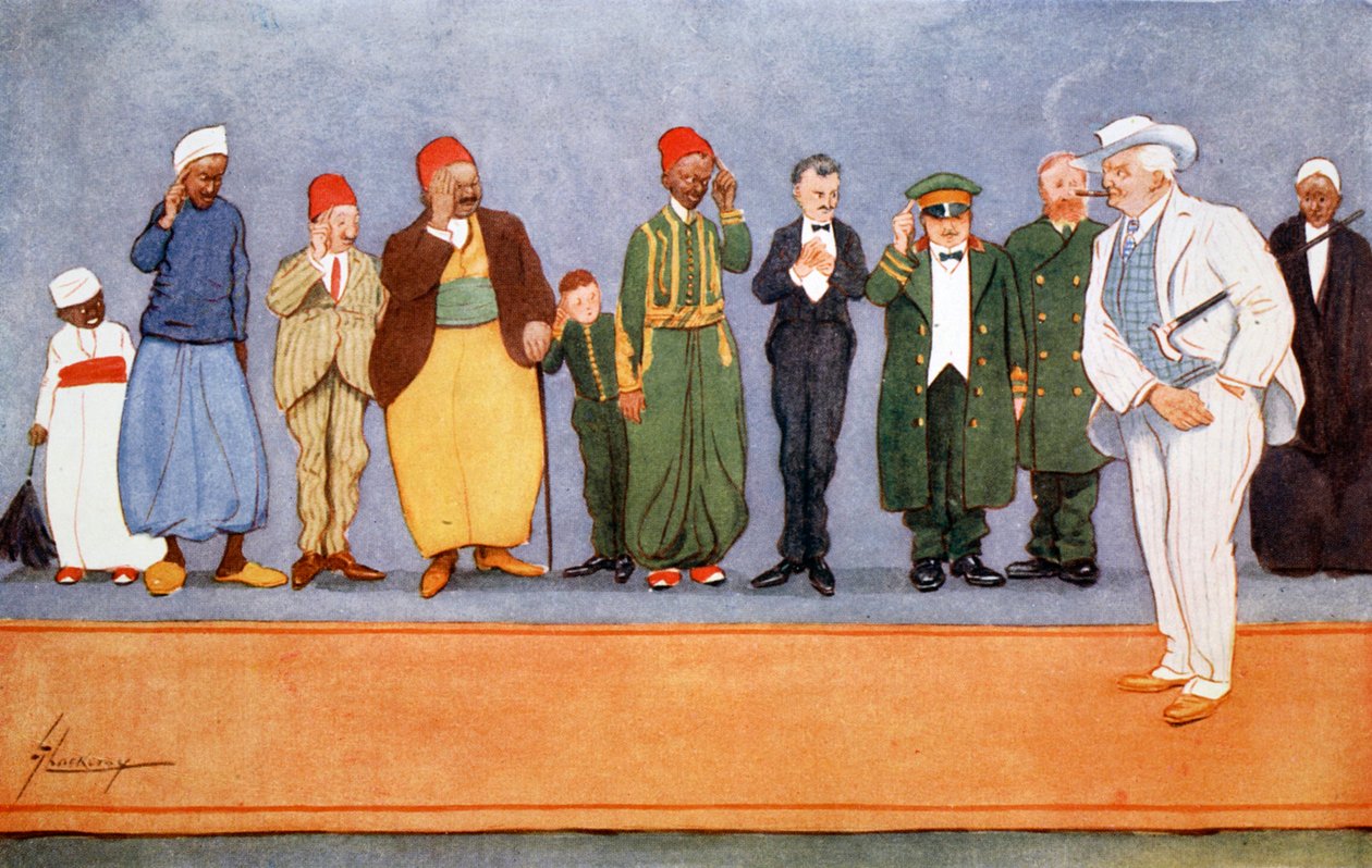 "A búcsú vendég", 1908. alkotó: Lance Thackeray