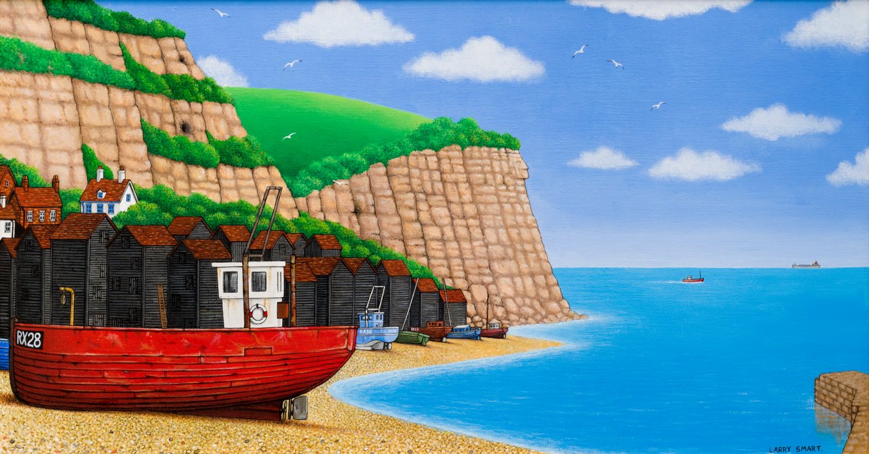 Hastings Beach, 2003 (akril) alkotó: Larry Smart