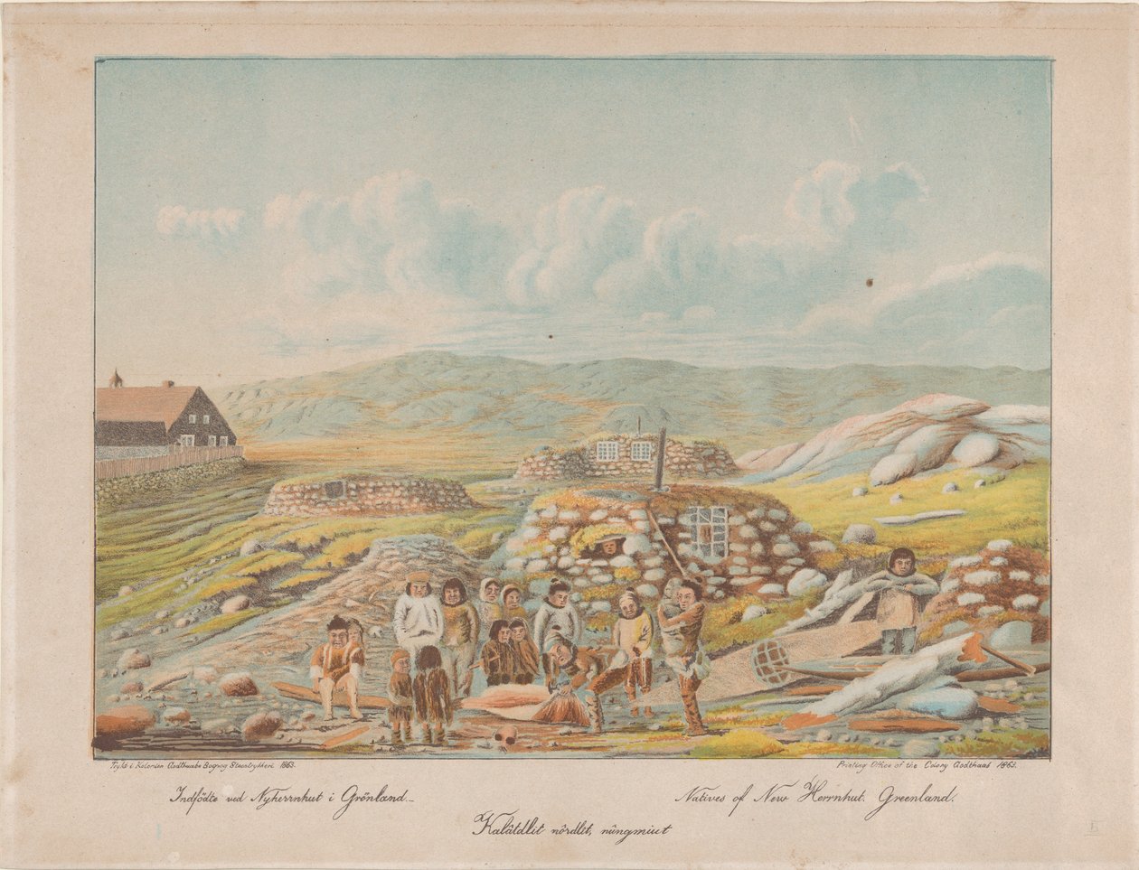 New Herrnhut bennszülöttei, Grönland, alkotó: Lars Møller