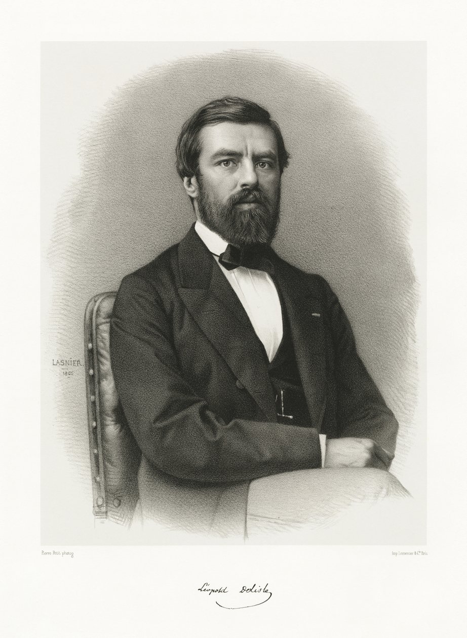 Léopold Victor Delisle, 1865-66 alkotó: Lasnier