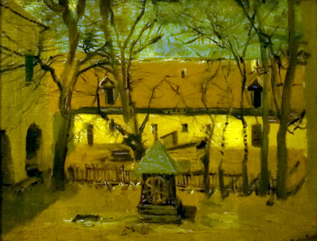 UdvarreszletnEnglish: Detail_of_a_Courtyardn alkotó: Laszlo Mednyanszky