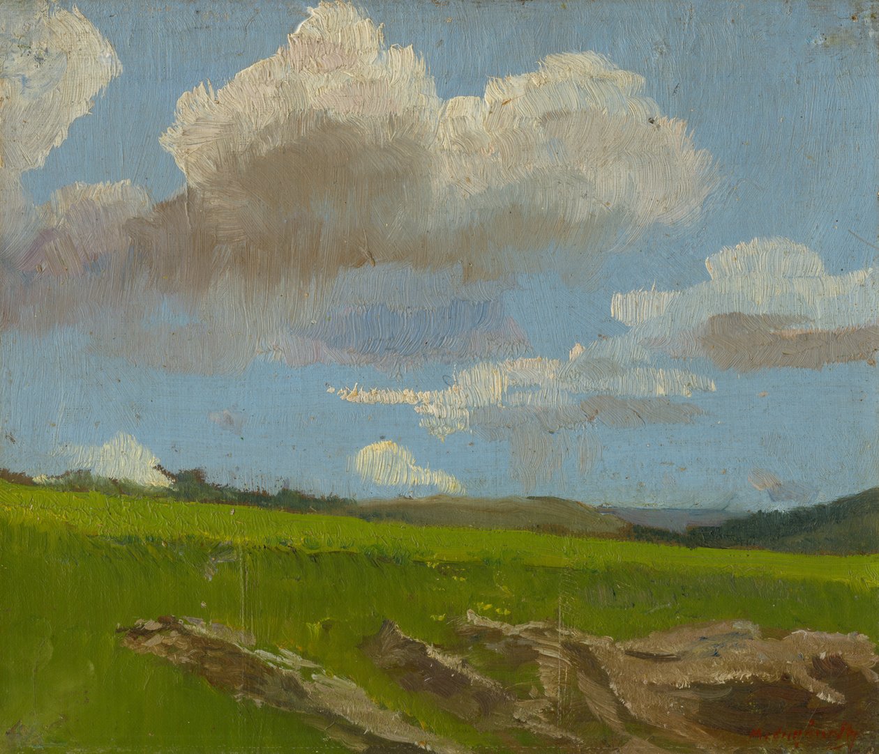 Táj felhőkkel, 1890-1910 alkotó: Laszlo Mednyanszky