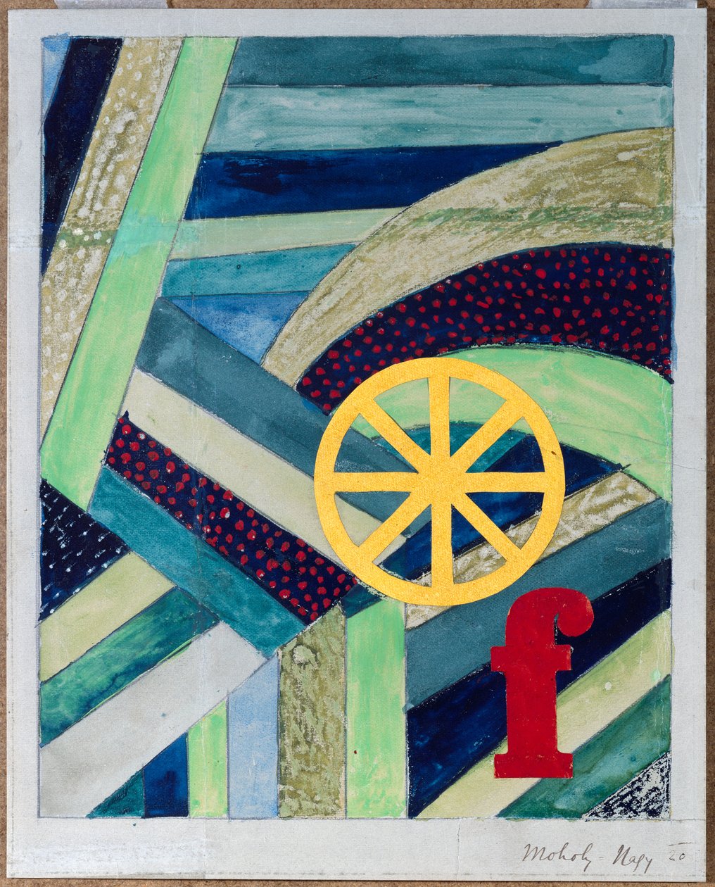 F mezőben, 1920 alkotó: Laszlo Moholy Nagy