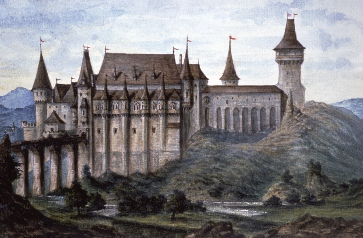 Castle in Vajdahunyad alkotó: Laszlo Than