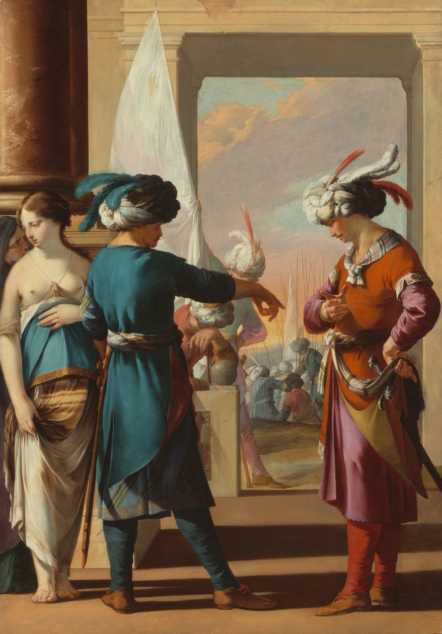 Panthea, Cyrus és Araspas alkotó: Laurent de la Hyre