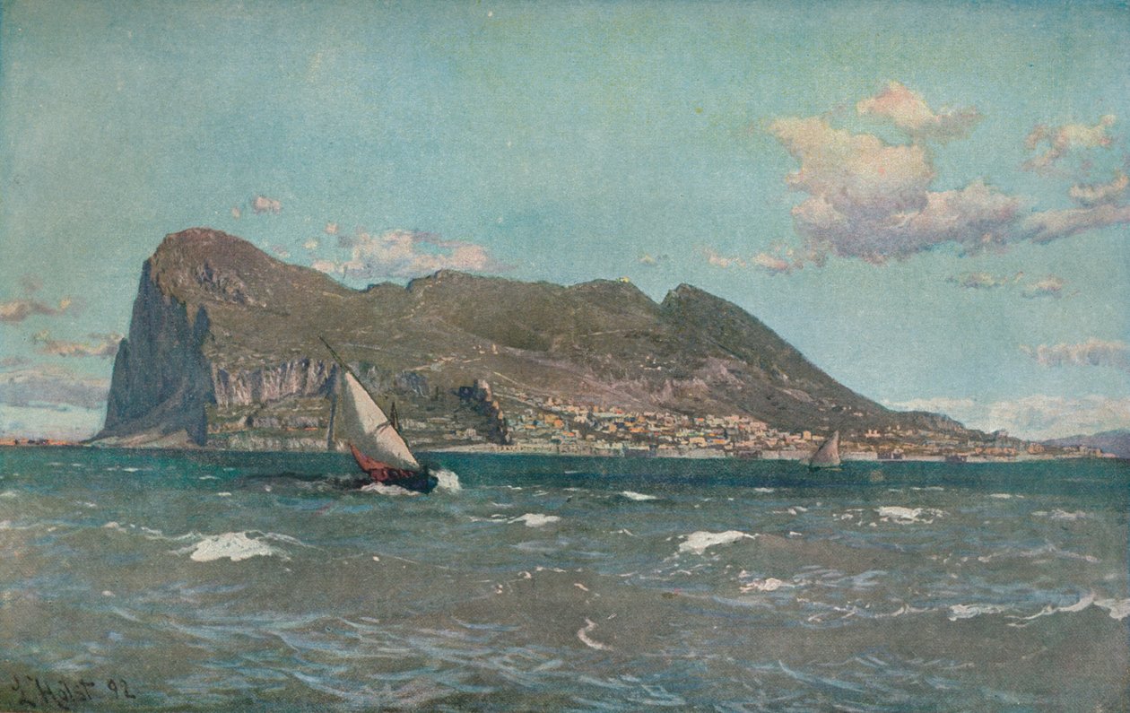 Gibraltár, 1903-1904 alkotó: Laurits Bernard Holst