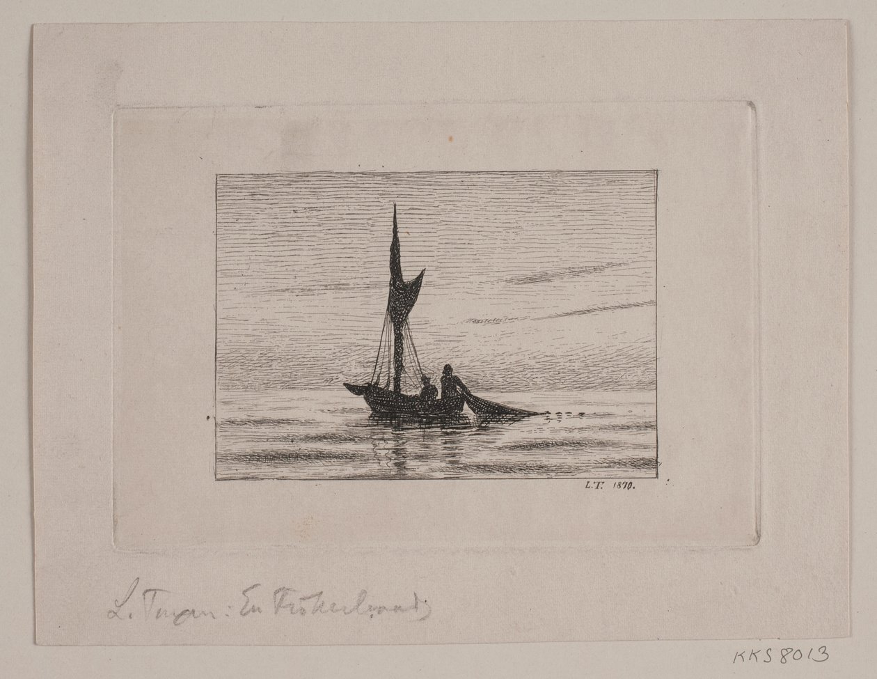 Egy halászhajó alkotó: Laurits Regner Tuxen