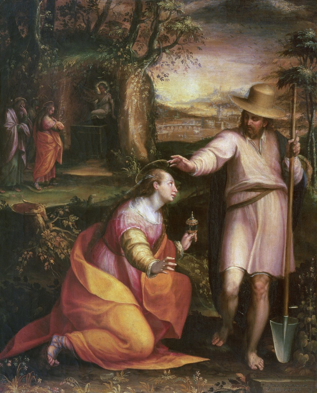 Noli me Tangere, 1581 alkotó: Lavinia Fontana