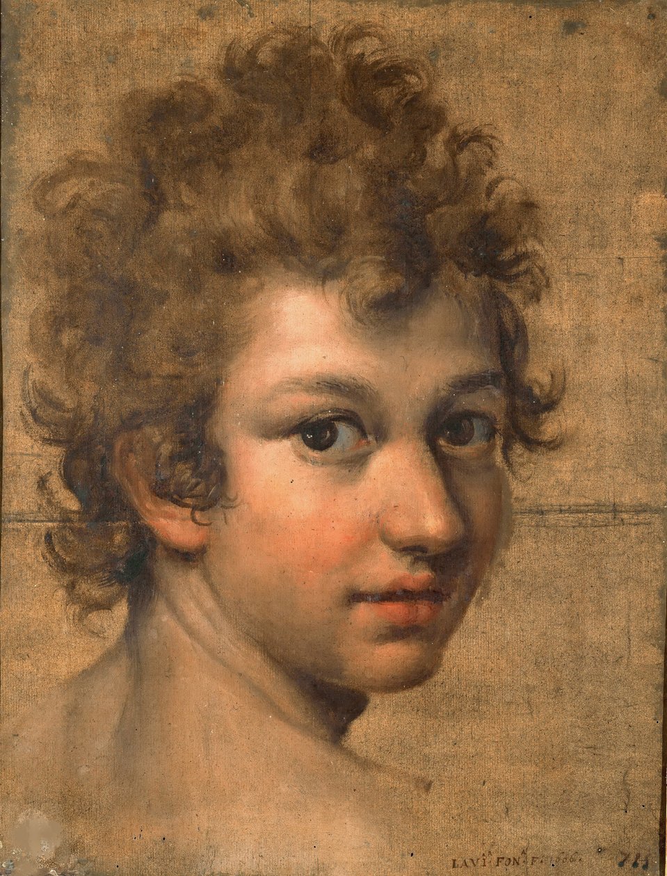 Egy fiú portréja. alkotó: Lavinia Fontana