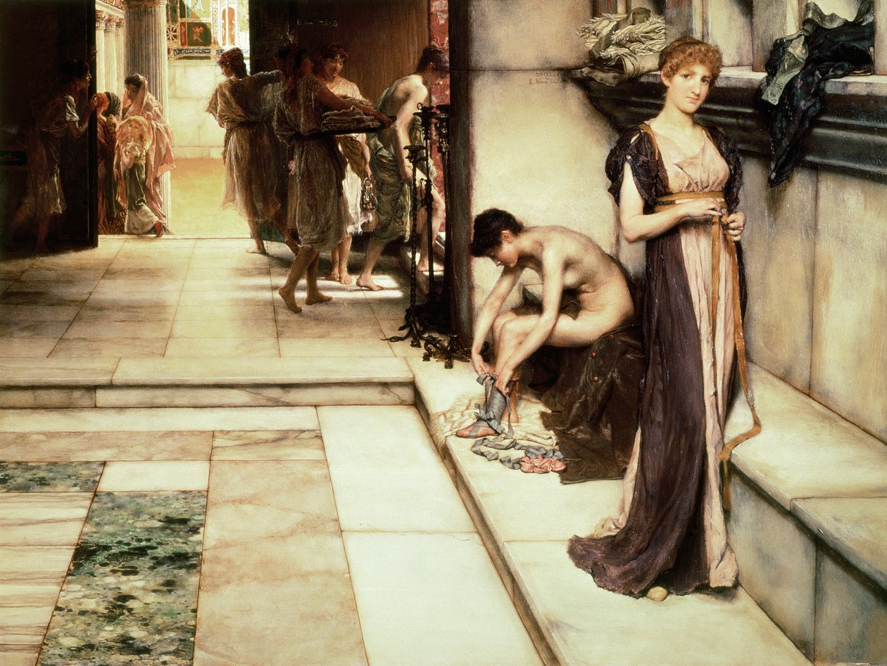 Ha öltöző, 1886 alkotó: Lawrence Alma Tadema