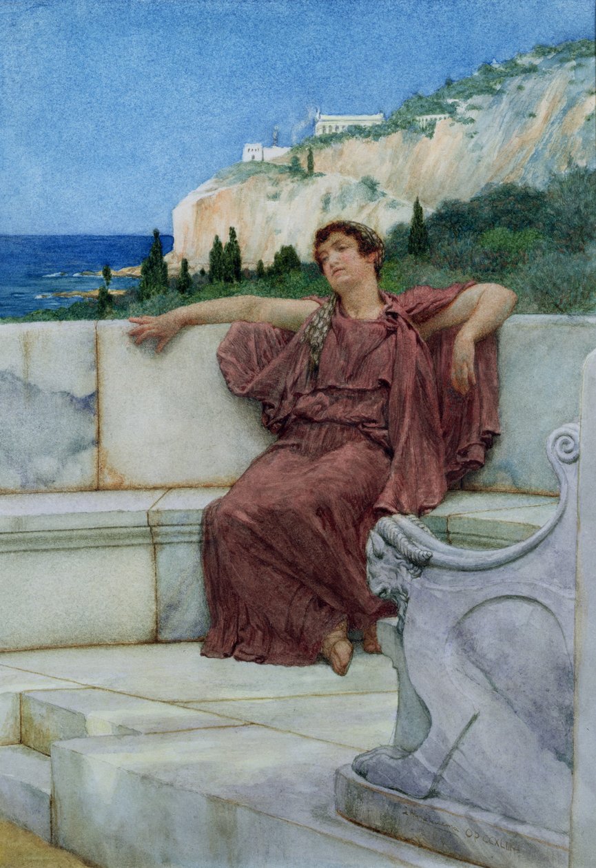 Dolce Far Niente, alkotó: Lawrence Alma Tadema