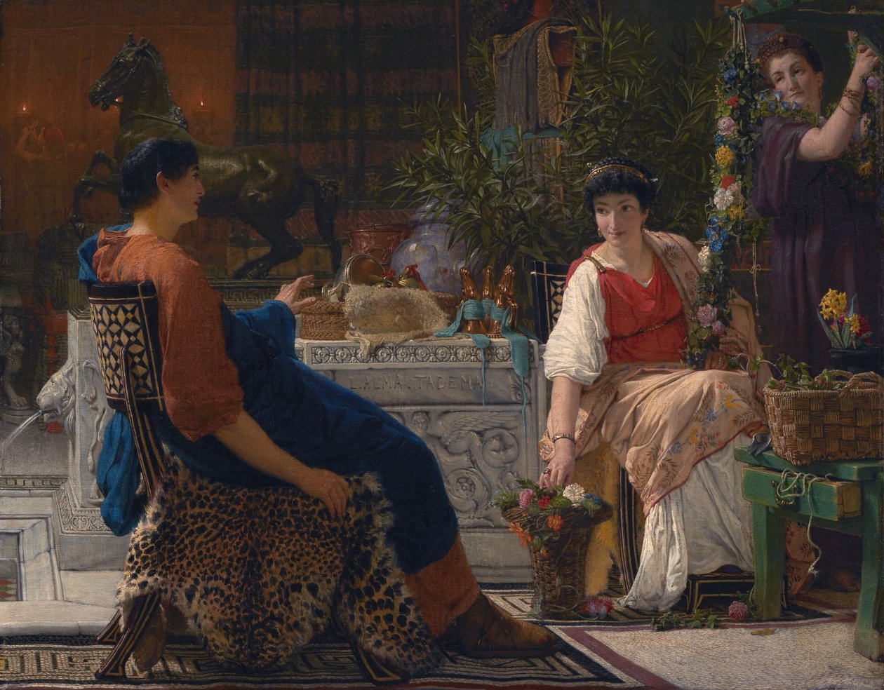 Felkészülés az ünnepekre alkotó: Lawrence Alma Tadema
