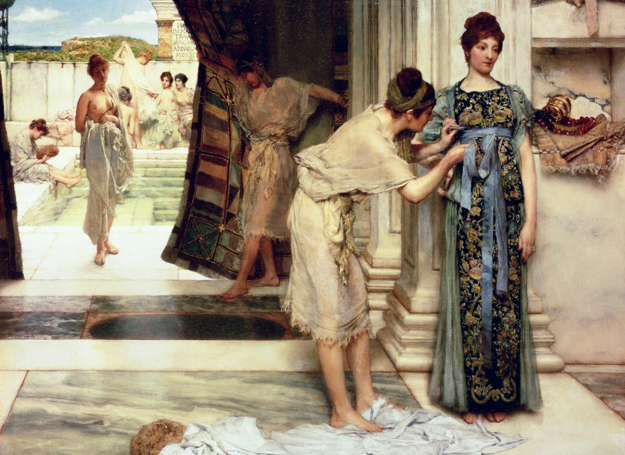 A Frigidarium, 1890 alkotó: Lawrence Alma Tadema