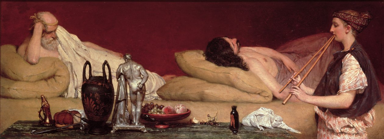 A szieszta, 1868 alkotó: Lawrence Alma Tadema