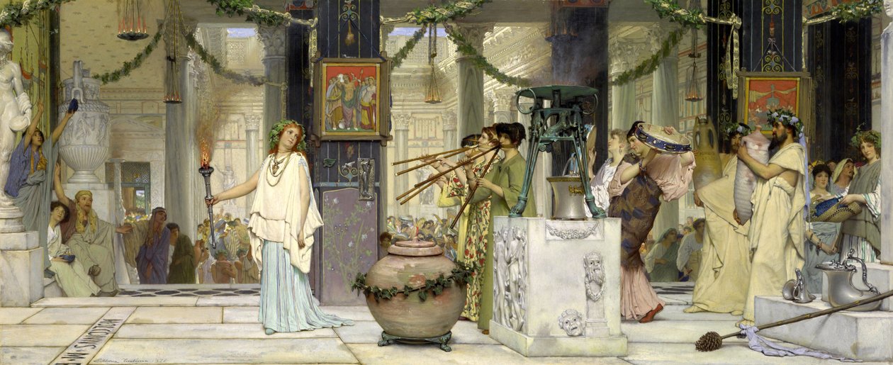A szüreti fesztivál alkotó: Lawrence Alma Tadema